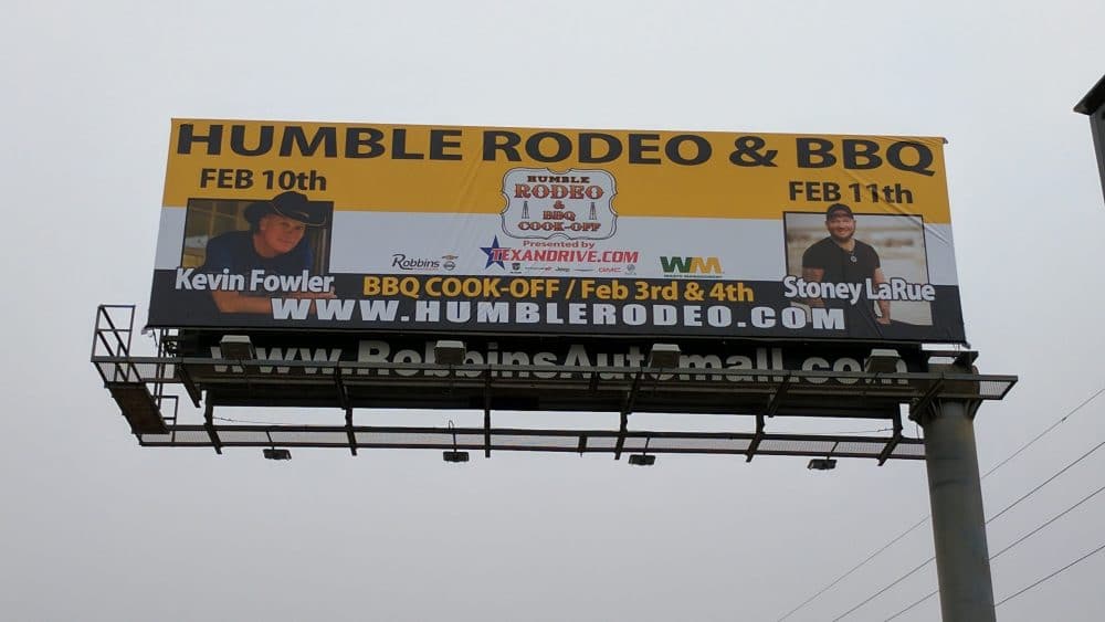 Humble Rodeo Billboard