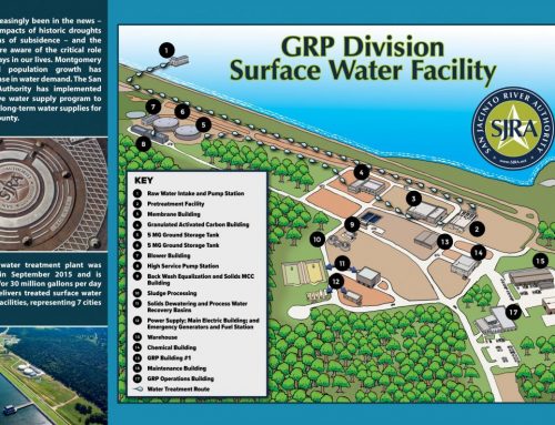 SJRA Surface Water Facility inside brochure