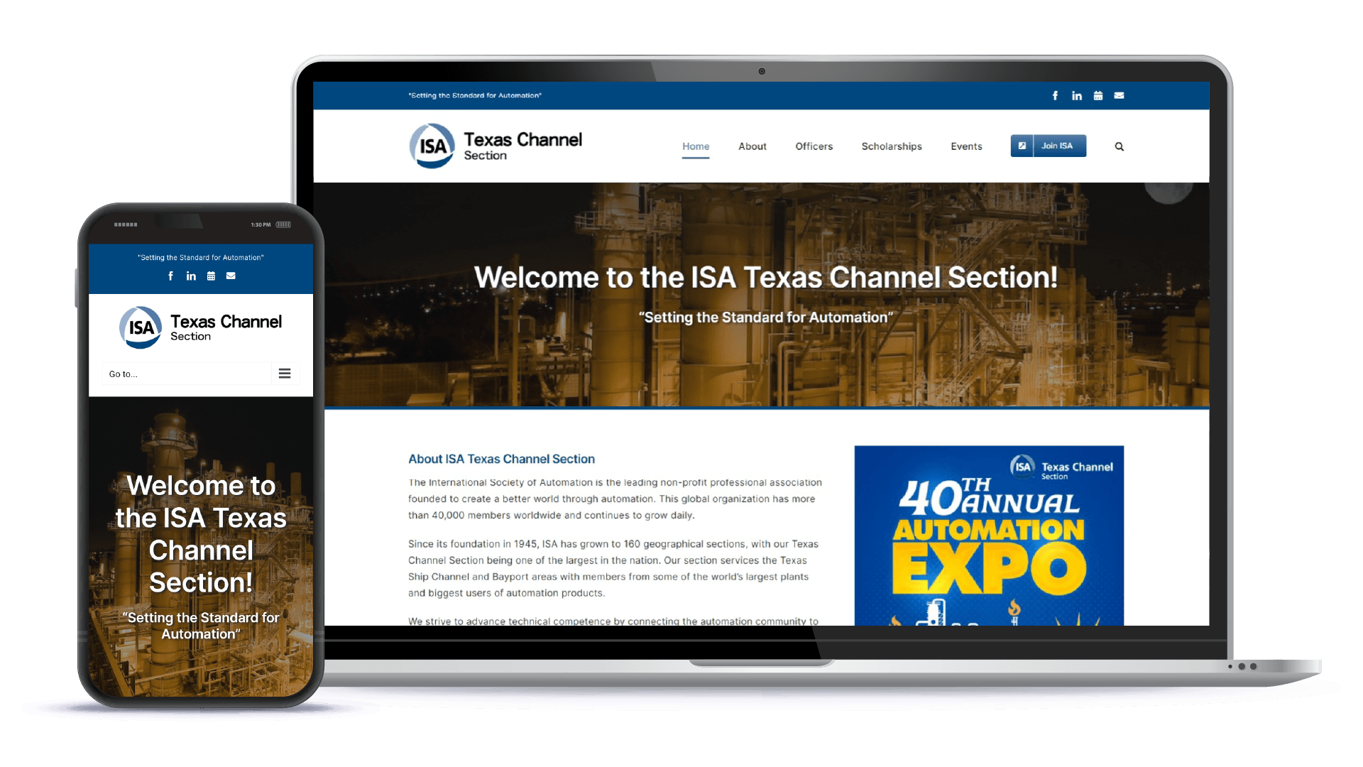 ISA Texas Channel Section
